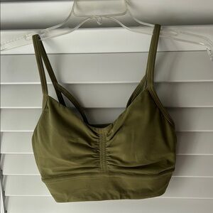 Lululemon Athletica Olive Sports Bra